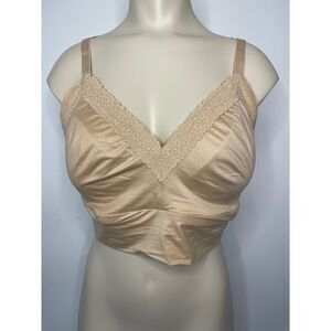 Aerie Women's Size Large DD Full Coverage Nude Adjustable Pull Over Bra NWT